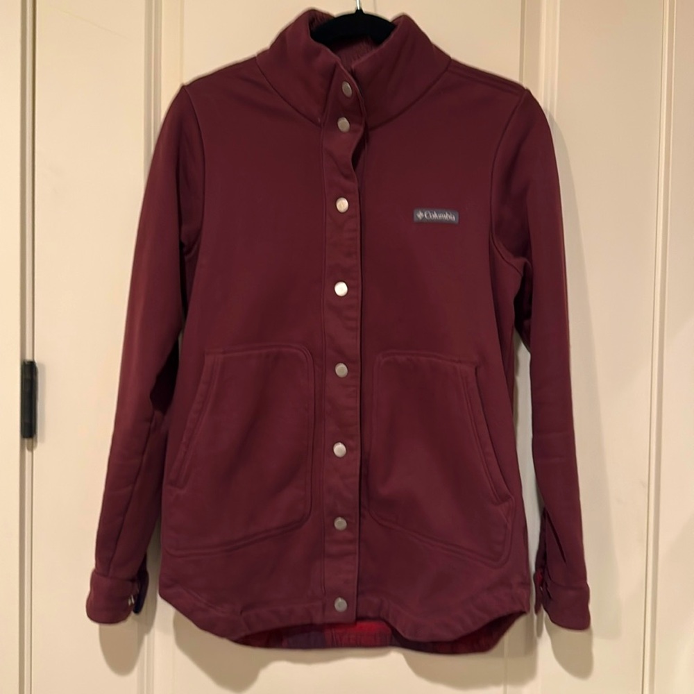 Columbia Sportswear fleece lined shirt jacket